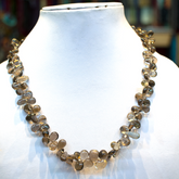 Smokey Quartz Drops Necklace